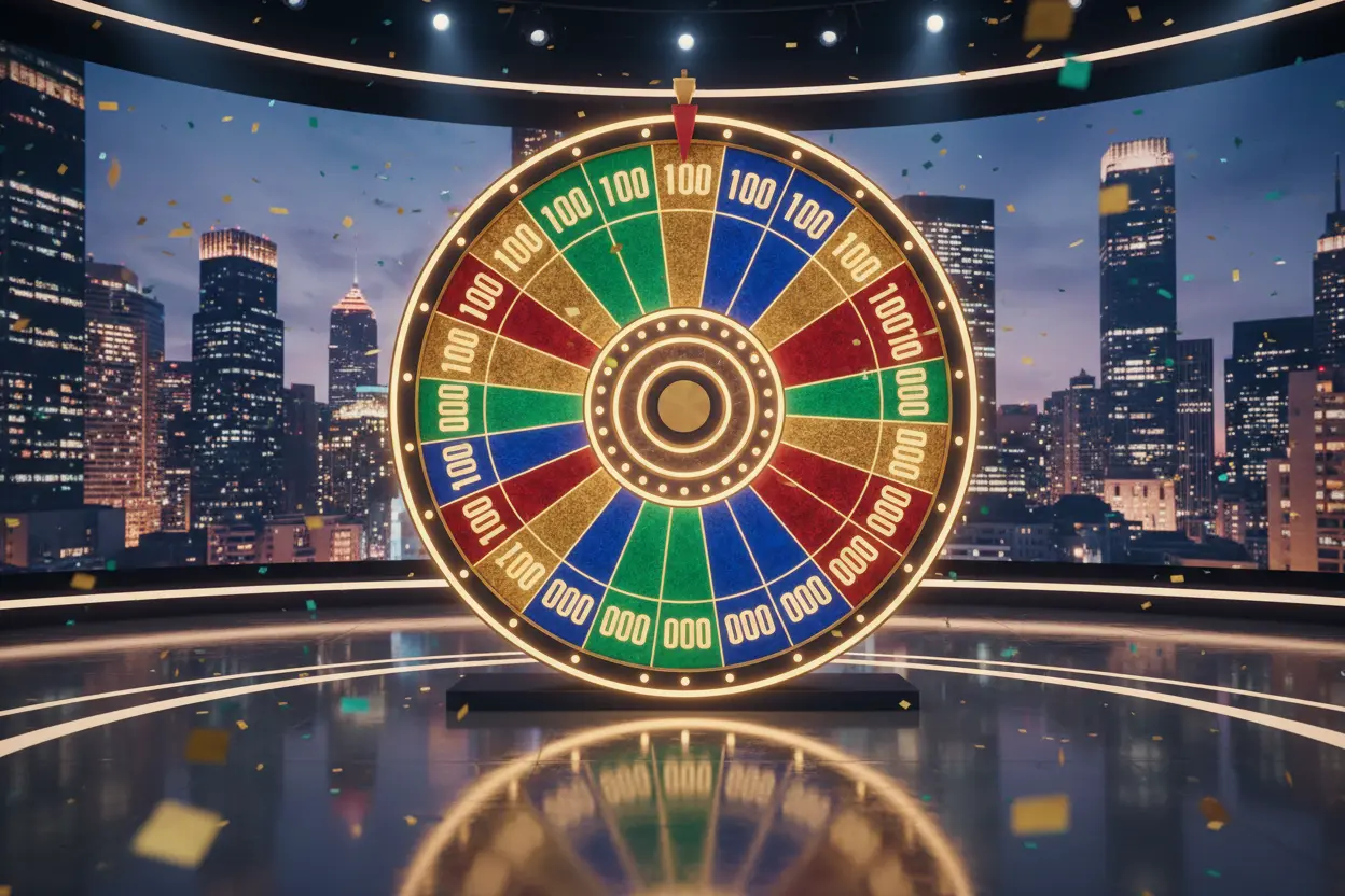 Monopoly Live 2026 – ett färgglatt lyckohjul i en live spelshow med multiplikatorer