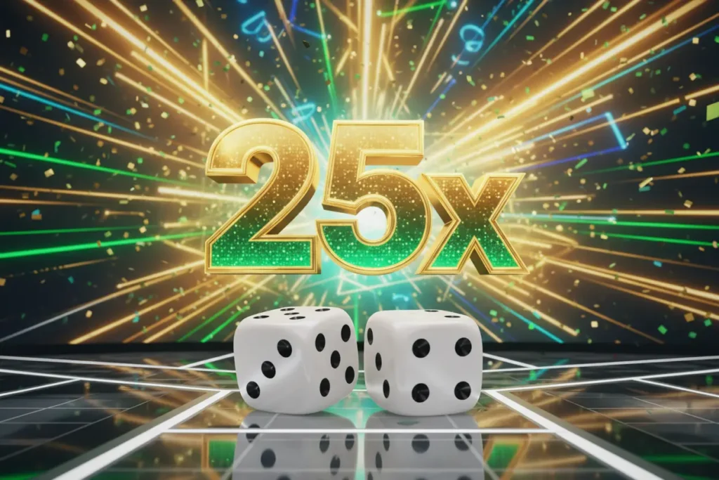 Monopoly Live bonusspel med tärningar och multiplikatorer på en spelshow-bräda