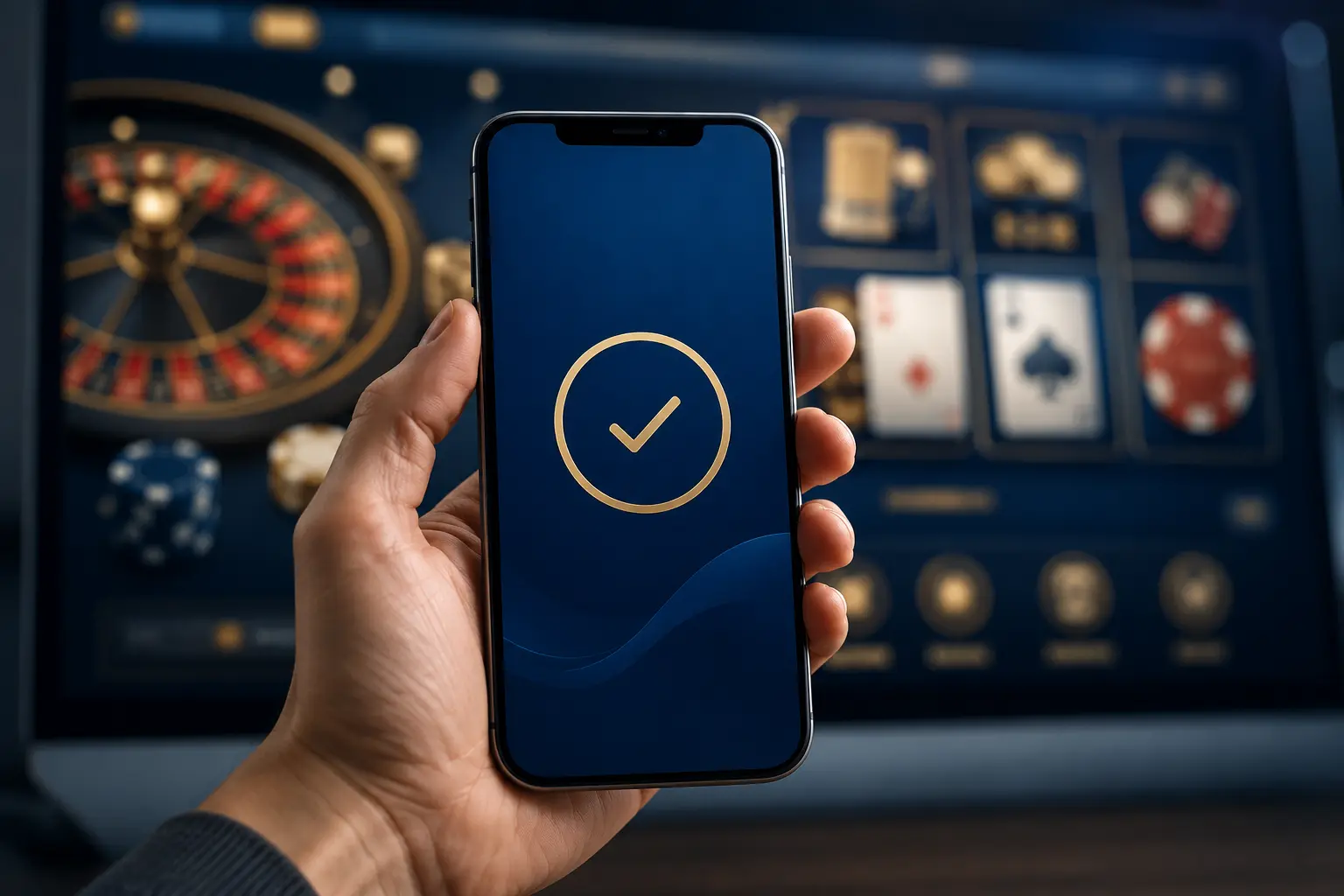 Swish casino 2026 – insättning på casino via Swish-appen med BankID på en smartphone