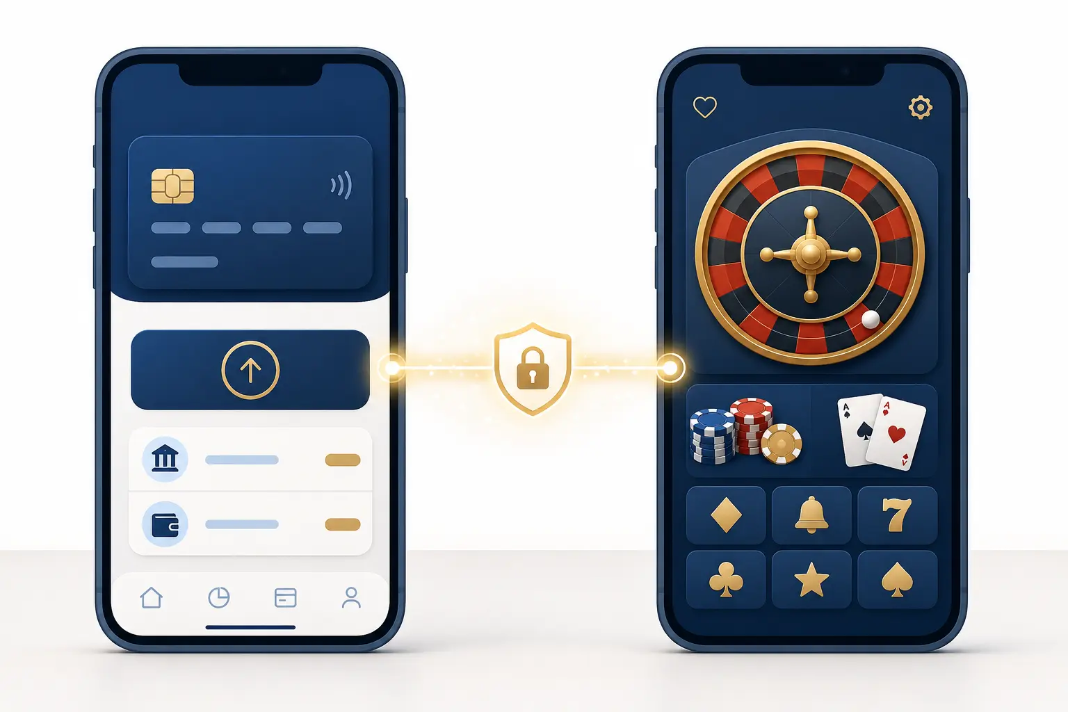 Snabb och säker överföring mellan bankapp och casino med Swish och BankID